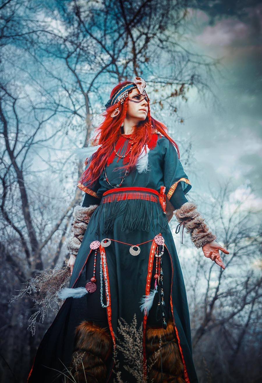 Girls in Slavic costumes underwear in Haicheng