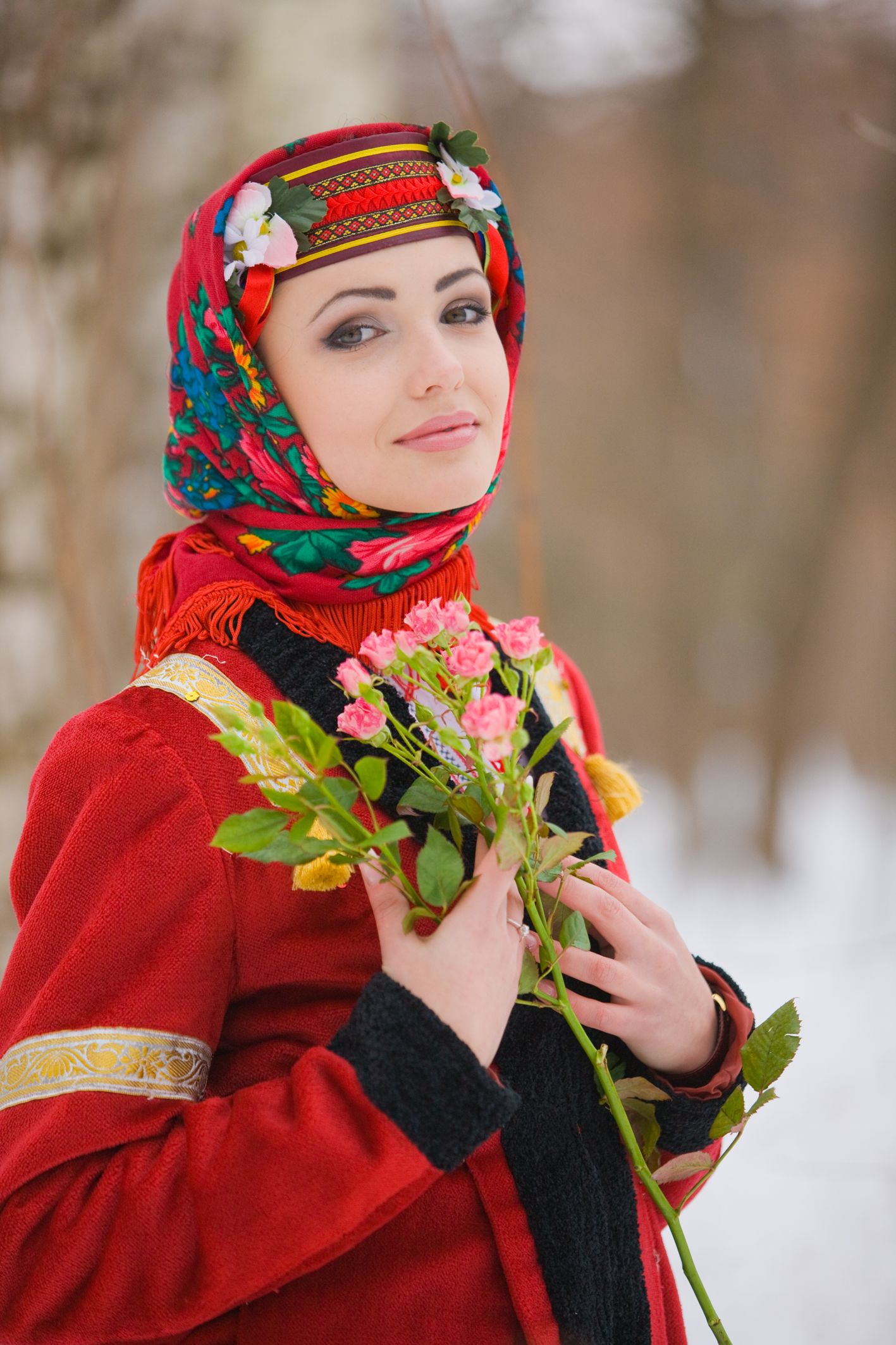 Sexy girl Girls in Slavic costumes in Haicheng